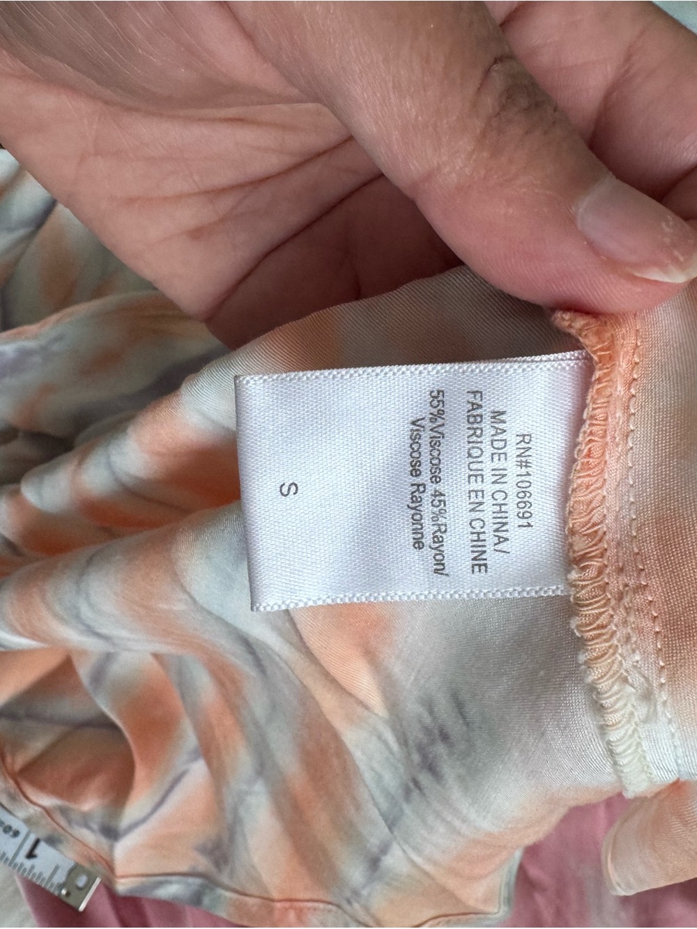 Young Fabulous & Broke satin sweetie plum  Pastel Tie-Dye slip dress - Picture 9 of 10